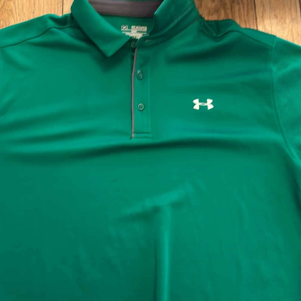 Under Armour Men's Green Polo Shirt